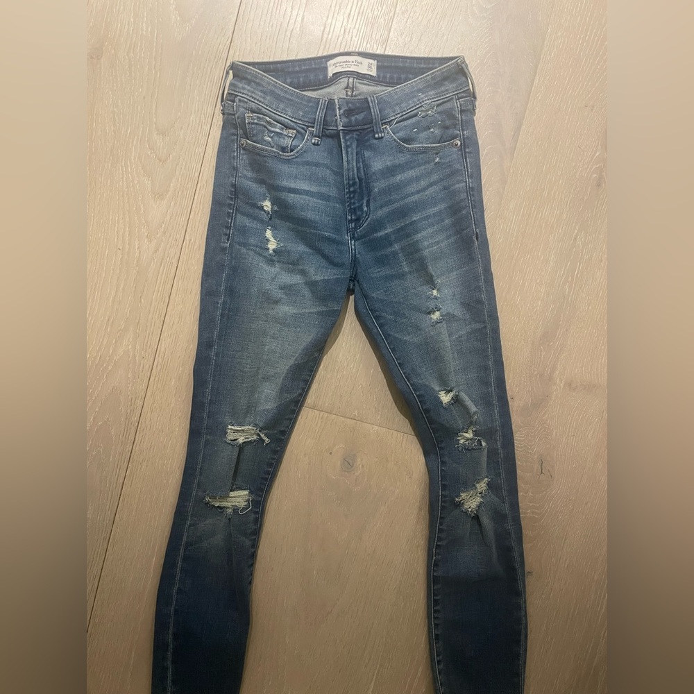 Skinny dark jeans from zara